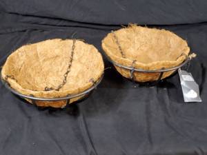 2 New Hanging Metal Planter  Baskets