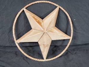 New Handmade Recycled Metal Garden Art Star