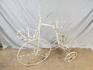 New Large Handmade Recycled Metal Trike Planter