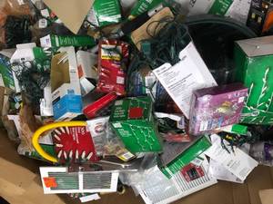 lot 48 image: Sorted pallet of miscelleanous christmas  items and more - see pictures