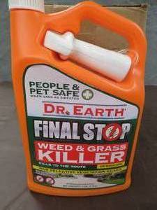 lot 19 image: 4 GALLONS DR EARTH FINAL STOP WEED AND GRASS KILLER (NEW)