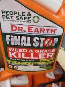 lot 20 image: 4 GALLONS DR EARTH FINAL STOP WEED AND GRASS KILLER (NEW)