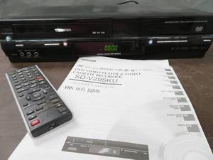 lot 30 image: TOSHIBA DVD VIDEO AND VIDEO CASSETTE RECORDER
