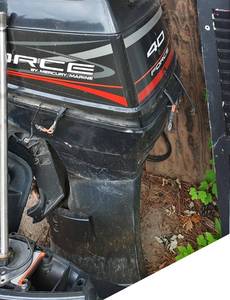 lot 60 image: 40 HP FORCE OUTBOARD