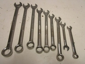 CRAFTSMAN COMBINATION WRENCHES, 58 - 1 14