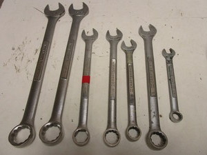 CRAFTSMAN COMBINATION WRENCHES, 58 - 1 14