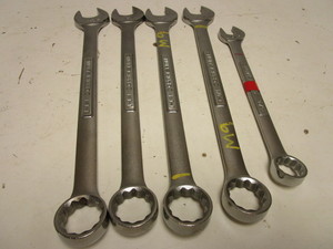 CRAFTSMAN COMBINATION WRENCHES, 1516, 1 14, 78