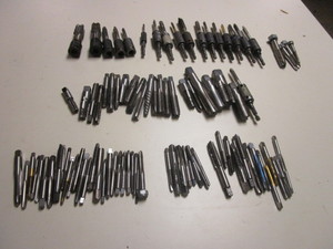 ASSRTD. TOOL TAPS - 93 PIECES TOTAL