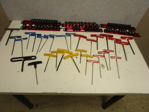 GRIP HEX KEY WRENCHES, BLUE-POINT MAGNETIC WRENCH ORGANIZERS