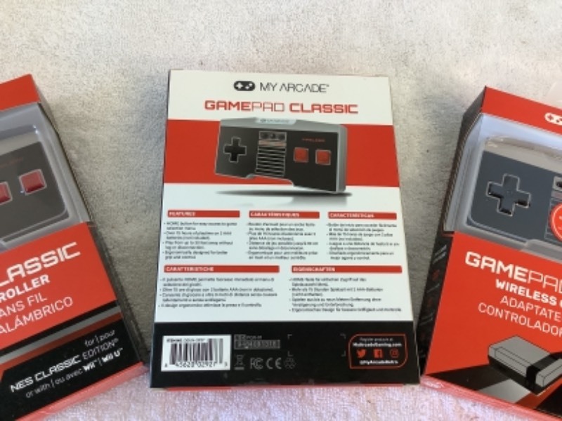 My Arcade NES Classic Edition Wireless Controller and USB Charger