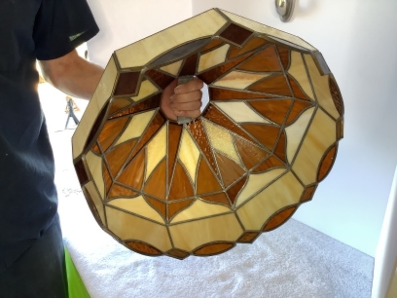 Large Stained Glass Lamp Shade