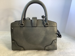 Coach Metalic Leather Mercer 59988 - Color Gunmetal