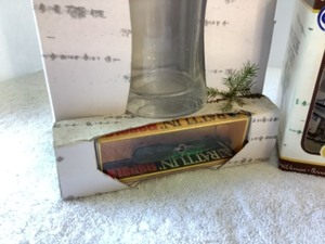 2 - Cabin Classics Pilsner Glasses with Rapala Fishing Lures, Plus 1 Rapala Mug with an additional Lure