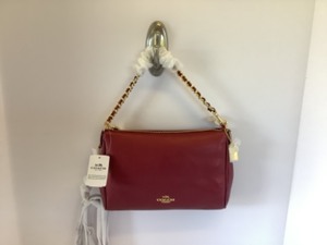 Coach Pebble Leather Carrie Cross-Body F22207 Handbag Purse