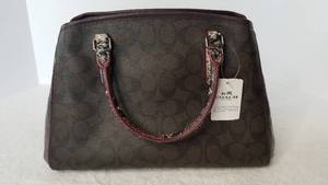 Coach F38380 Signature Exotic Small Margo Carryall