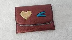 Coach F22955 Glitter Heart Card Pouch