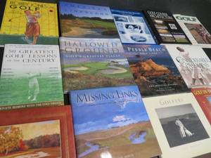 lot 02 image: MASSIVE GOLF BOOK COLLECTION.