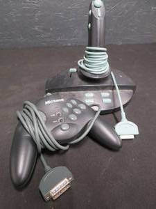 lot 28 image: MICROSOFT SIDEWINDER 3D PRO JOYSTICK, SIDEWINDER GAME PAD