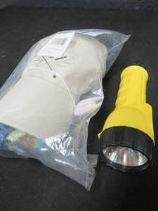 lot 56 image: NEW IN PACKAGE, CABELAS TEE SHIRT  HAT