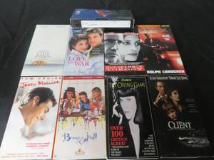 lot 91 image: 9 VHS MOVIES