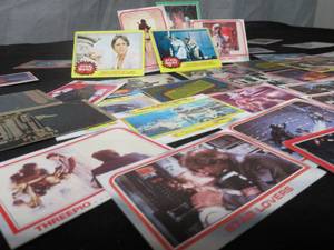 lot 79 image: STAR WARS CARDS