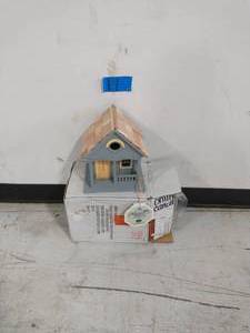 lot 11 image: Pacific Grove Birdhouse (Lt. Blue With Yellow)
