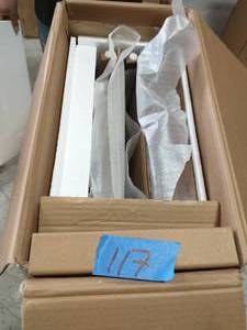 lot 117 image: STYLEWELL Walnut Finish Dining Chair (Set of 2) (19.97 in. W x 37.44 in. H)