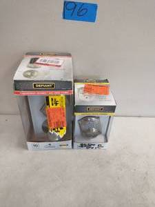 lot 196 image: 2 DEFIANT ELECTRONIC DEADBOLT