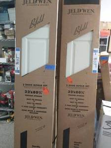 lot 204 image: JELD-WEN 32 in. x 80 in. Craftsman Closet Bi-fold Door
