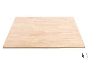 lot 64 image: Unfinished Hevea 6 ft. L x 39 in. D x 1.5 in. T Butcher Block Island