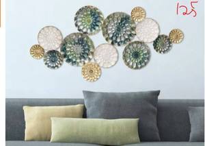 lot 125 image: Santorini Metal Wall Decor
