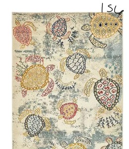 lot 156 image: UNIQUE LOOM Positano Treasure Beige 4 0 x 6 0 Area Rug