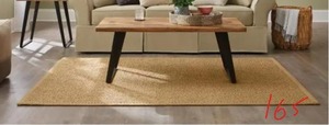 lot 165 image: HOME DECORATORS COLLECTION Safi Natural 5 ft. x 7 ft. Solid Area Rug