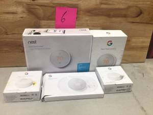MIX LOT OF Nest Learning Thermostat E with Temperature Sensor by Google