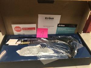 Kraus Riviera Oil Rubbed Bronze 1-Handle Vessel WaterSense Bathroom Sink Faucet