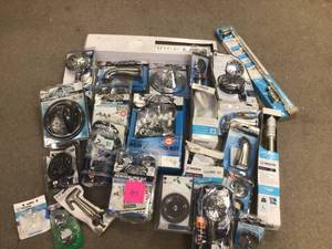 BIG MIX LOT OF TUB SHOWER REMODELIN KIT PLUS MOEN MISC.