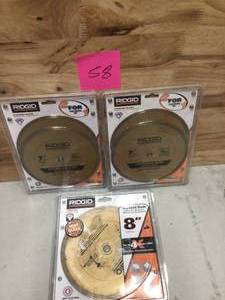 MIX LOT OF 7 in. Tile Diamond Blade (2-Pack) by RIDGID