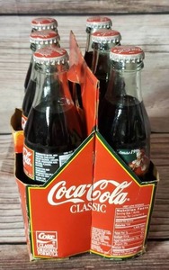 lot 8 image: 6 Pack of 8 oz. Bottles of Coca-Cola Classic