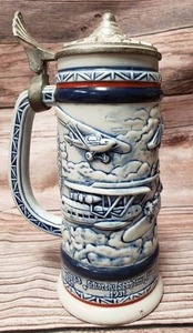 lot 12 image: Old Steins and Mugs