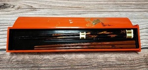 lot 37 image: Mother of Pearl Chop Sticks