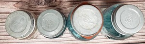 lot 127 image: Vintage Canning Jars with Lids