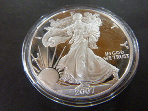 2007 American Eagle Walking Liberty Silver Dollar