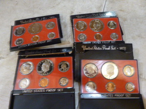 4 United States Proof Sets
