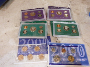 5 United States Proof Sets