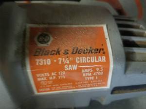 Black & Decker 7 14 Circular Saw