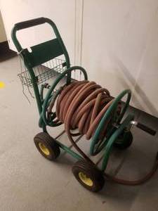 Rolling Hose Reel Cart