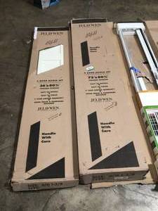 lot 30 image: lot of assorted retractable screen doors (see all pictures)