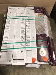 lot 40 image: Ash Clay 7.1 in. W x 47.6 in. L Luxury Vinyl Plank Flooring (23.44 sq. ft.  case) by Home Decorators Collection (13 boxes) see all pictures