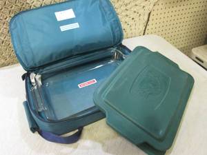 lot 34 image: (F-1) Pyrex Portables DDish and Ins...