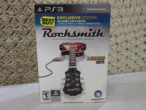 lot 39 image: (BSB) PS3 Rocksmith Authentic Guita...